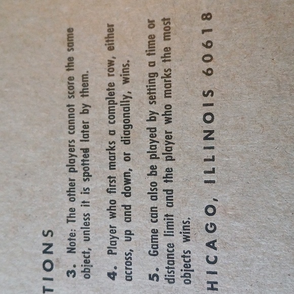 Vintage Mid Century Modern Auto Bingo Game Cards - Pink and Green Regal Games - Picture 6 of 6